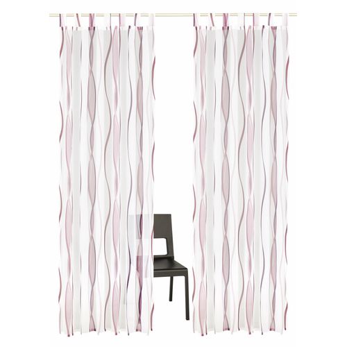 6920192997633 - Gardine MY HOME DIMONA Gardinen Gr 145 cm Schlaufen 140 cm weiß (weiß beere) Schlaufen Gardine 2-er Set transparent Voile Polyester 6920192997633 - Gardine MY HOME DIMONA Gardinen Gr 145 cm Schlaufen 140 cm weiß (weiß beere) Schlaufen Gardine 2-er Set transparent Voile Polyester