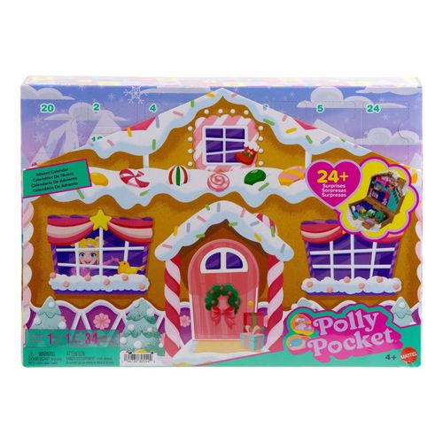 0194735305544 - Mattel GAMES Adventskalender Polly Pocket mehrfarbig