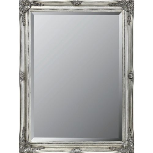 9007019857831 - Wandspiegel Silber Kunststoff Glas rechteckig 60x80x33 cm Facettenschliff senkrecht und waagrecht montierbar Spiegel 9007019857831 - Wandspiegel Silber Kunststoff Glas rechteckig 60x80x33 cm Facettenschliff senkrecht und waagrecht montierbar Spiegel