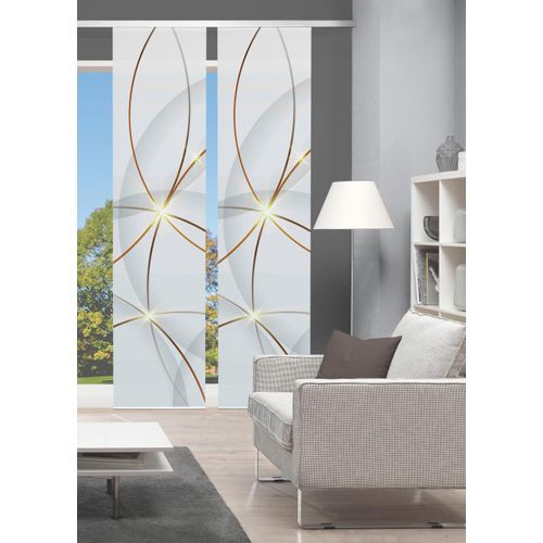 4056751414715 - Schiebegardine VISION S BLINKI rot B60cm H260cm Polyester Gardinen DIGITALDRUCK