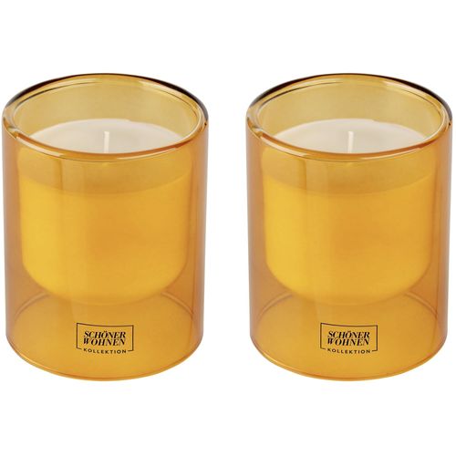 4008838464359 - Duftkerze »Vanilla L« orange B9cm H11cm T9cm Glas Wachs SCHÖNER WOHNEN-KOLLEKTION Kerzen im Glas lieblicher & verwöhnender Duft Brenndauer 45 - 55 Stunden 4008838464359 - Duftkerze »Vanilla L« orange B9cm H11cm T9cm Glas Wachs SCHÖNER WOHNEN-KOLLEKTION Kerzen im Glas lieblicher & verwöhnender Duft Brenndauer 45 - 55 Stunden