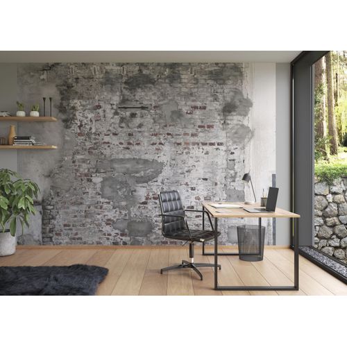 4000441445404 - RASCH Fototapete Factory III Tapeten Gr B L 419 m x 3 m Rollen 1 St grau Fototapeten Steinoptik