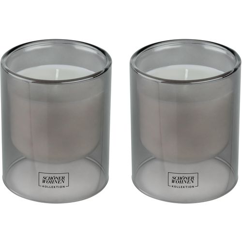 4008838479957 - Duftkerze »Cedar L« grau B9cm H11cm T9cm Glas Wachs SCHÖNER WOHNEN-KOLLEKTION Kerzen im Glas anregender & sinnlicher Duft Brenndauer 45 - 55 Stunden 4008838479957 - Duftkerze »Cedar L« grau B9cm H11cm T9cm Glas Wachs SCHÖNER WOHNEN-KOLLEKTION Kerzen im Glas anregender & sinnlicher Duft Brenndauer 45 - 55 Stunden