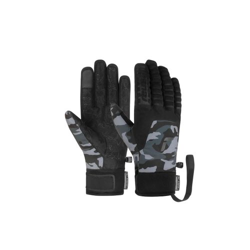 4060485357910 - Skihandschuhe REUSCH Raptor R-TEX XT TOUCH-TEC Damen Gr 85 schwarz (schwarz meliert) 92% Polyester 3% Polyamid 3% Polyurethan 2% Elasthan mehrfarbig Handschuhe warm wasserdicht und atmungsaktiv