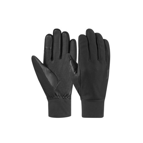 4060485443798 - Skihandschuhe REUSCH Catalyst WINDSTOPPER TOUCH-TEC™ Damen Gr 10 schwarz 62% Polyester 25% Ziegenleder 8% Polyamid 5% Elasthan mehrfarbig Handschuhe in winddichter atmungsaktiver Qualität