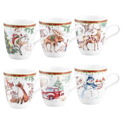 4262517043314 - Henkelbecher Weihnachten 400 ml 6er Set 4262517043314 - Henkelbecher Weihnachten 400 ml 6er Set