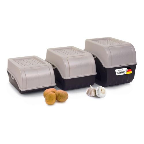 0745114602534 - Kartoffel Aufbewahrungsboxen Set 35L + 5L + 9L PERLMUT Weiss Kartoffelboxen Gemüseboxen stapelbar Zwiebelboxen Kartoffelkörbe Obstbehälter Kartoffelkisten Frischhaltedosen 0745114602534 - Kartoffel Aufbewahrungsboxen Set 35L + 5L + 9L PERLMUT Weiss Kartoffelboxen Gemüseboxen stapelbar Zwiebelboxen Kartoffelkörbe Obstbehälter Kartoffelkisten Frischhaltedosen