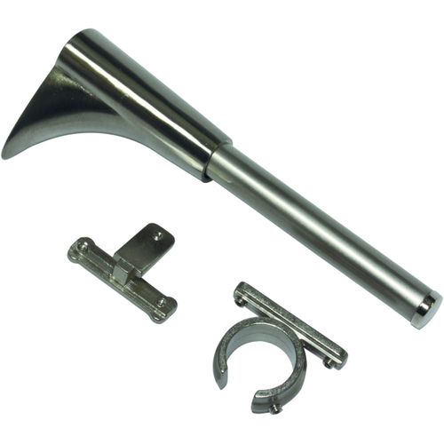 4003018329596 - Träger Memphis Gardinenstangenhalterungen silberfarben (edelstahlfarben) Gardinenstangenhalter Serie Einzelprogramm Memphis Ø 16 mm