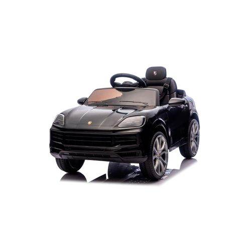 3800933002631 - Kinder Elektroauto Porsche Cayenne Vierradfederung Fernbedienung Gurt schwarz 3800933002631 - Kinder Elektroauto Porsche Cayenne Vierradfederung Fernbedienung Gurt schwarz