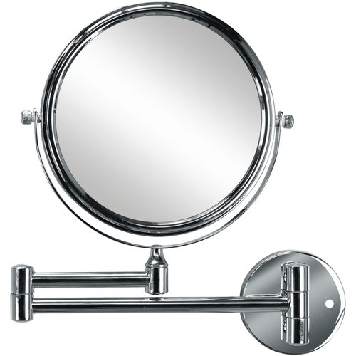 4004478291195 - Kosmetikspiegel KLEINE WOLKE Ridge Mirror silber (silberfarben) Spiegel H 16cm Ø 17cm Metall Glas 3-fach Vergrößerung H16cm 4004478291195 - Kosmetikspiegel KLEINE WOLKE Ridge Mirror silber (silberfarben) Spiegel H 16cm Ø 17cm Metall Glas 3-fach Vergrößerung H16cm