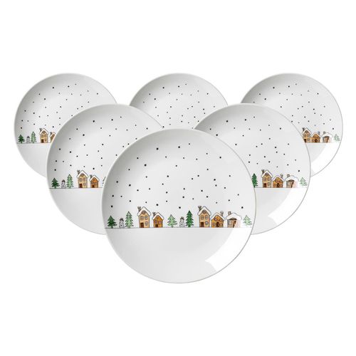 4053532175865 - Dessertteller Winterdorf ø 21 cm 6er Set 4053532175865 - Dessertteller Winterdorf ø 21 cm 6er Set