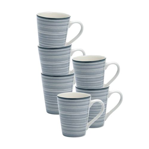 4053532166290 - Henkelbecher Sendai Wirbel 300 ml 6er Set 4053532166290 - Henkelbecher Sendai Wirbel 300 ml 6er Set