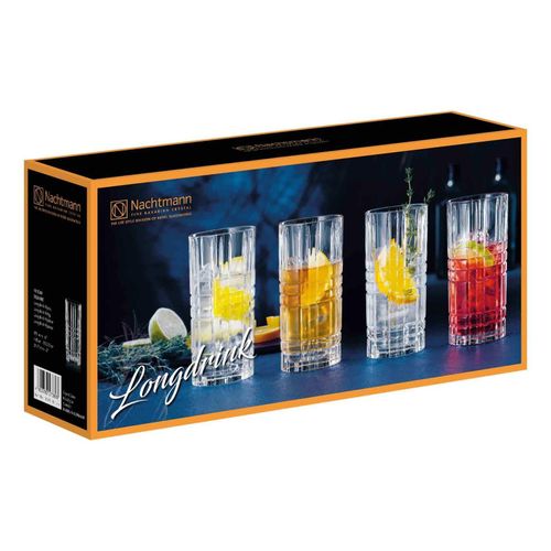 4003762273893 - Longdrinkgläser Square 445 ml 4er Set