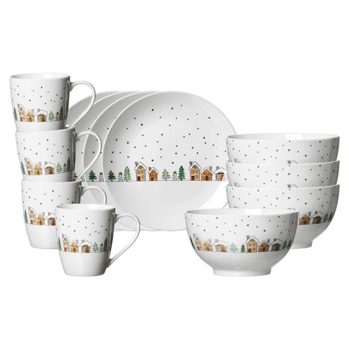 4262517047107 - Frühstücks-Set Winterdorf 12er Set 4262517047107 - Frühstücks-Set Winterdorf 12er Set