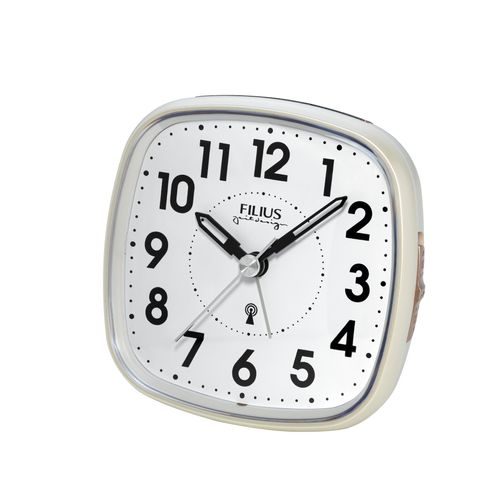 4045346126713 - Funkwecker FILIUS ZEITDESIGN weiß Wecker Schlafzimmer Wecker Beleuchtung Weckwiederholung Piepalarm