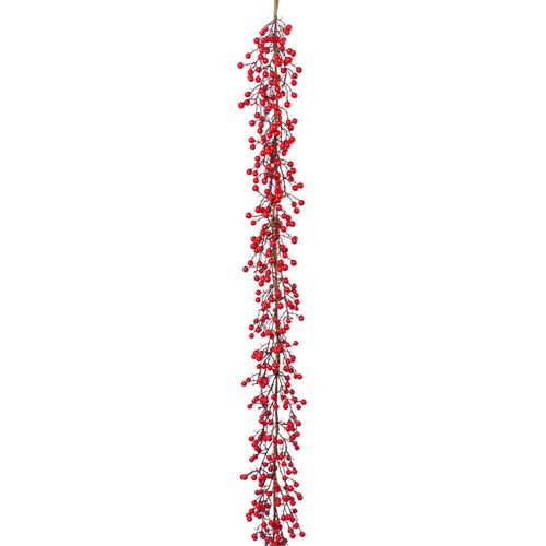 4064118886181 - Winterliche Kunstpflanze CREATIV DECO Weihnachtsdeko Weihnachtsgirlande Kunstpflanzen Gr L 150 cm rot Weihnachtsgirlande Adventskränze Girlanden Girlande Länge 150 cm 4064118886181 - Winterliche Kunstpflanze CREATIV DECO Weihnachtsdeko Weihnachtsgirlande Kunstpflanzen Gr L 150 cm rot Weihnachtsgirlande Adventskränze Girlanden Girlande Länge 150 cm