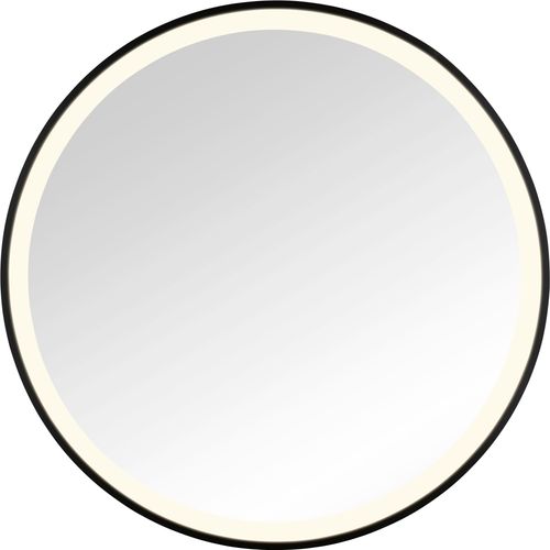 4251820318844 - LED-Lichtspiegel MIRRORS AND MORE DARLA schwarz Ø60cm Spiegelglas Spiegel 4251820318844 - LED-Lichtspiegel MIRRORS AND MORE DARLA schwarz Ø60cm Spiegelglas Spiegel