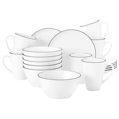 4052212098111 - Frühstücks-Set Lido Black Line 18er Set