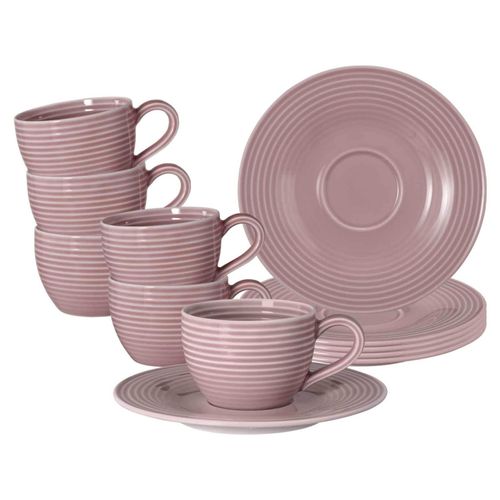 4262517044229 - Espressotassen mit Untertassen Beat Color Glaze 100 ml 6er Set