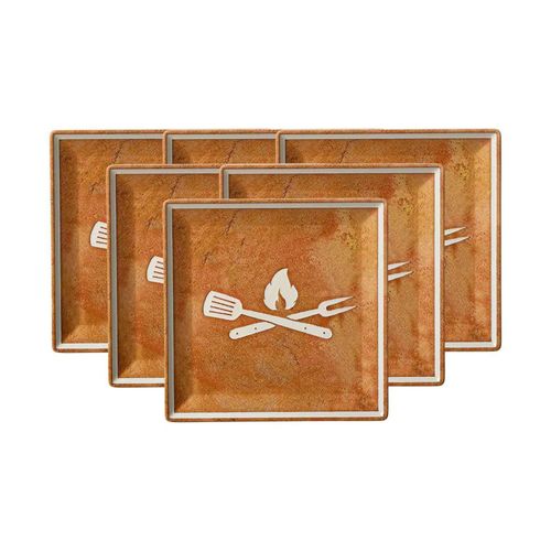 4053532167747 - Dessertteller Rusty 21 x 21 cm 6er Set