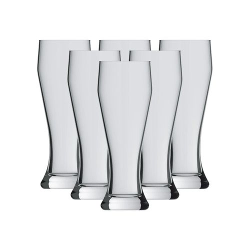 8693357022089 - Ich-zapfe - Biergläser Bierbecher Gläser 6er Set - Weizenbier 415ml - Farbe Transparent