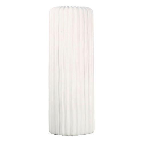 4001250563549 - Vase Fjord  Weiß  Keramik  zylindrisch  16x46x16 cm  auch für frische Blumen geeignet  Dekoration Vasen Keramikvasen