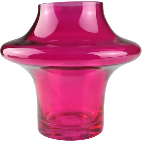 4056422204898 - Dekovase AM DESIGN Klassische runde Vase aus pinkfarbenem Glas pink B20cm H20cm Glas Vasen stilvolles Accessoire für Ihre Blumen