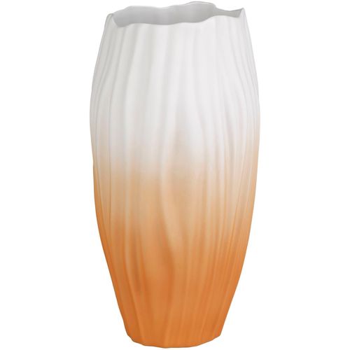 4005169373374 - Tischvase GOEBEL Vase Spirulina orange B155cm H305cm T15cm Porzellan Vasen
