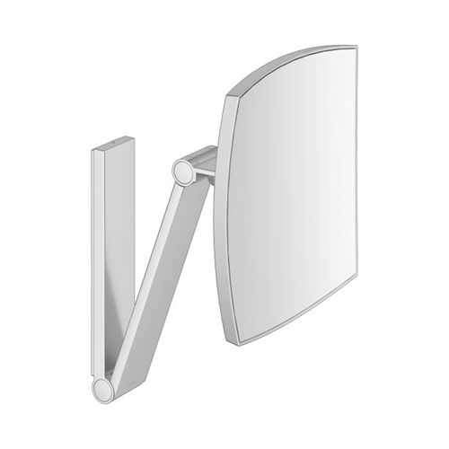 4017214625352 - Keuco iLook_move Kosmetikspiegel 17613170000 Wandmodell 200 x 200 mm Aluminium-finish