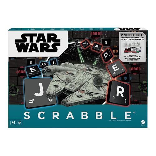 0887961993776 - Mattel - Scrabble - Star Wars Brettspiel Gesellschaftsspiel Buchstabieren