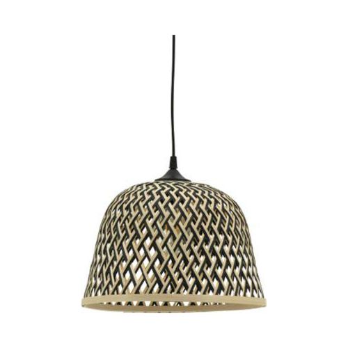 3361410168795 - Deckenleuchte CALI Bambus 2-farbig natur schwarz Ø 50 cm E27 ohne Leuchtmittel meet by paperflow