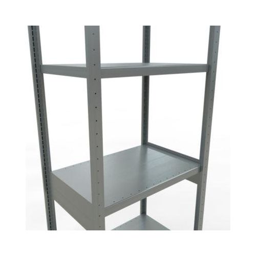 4004514283184 - Schulte Lagertechnik Fachbodenregal-Stecksystem MULTIplus 250 Grundregal Längenriegel 3000x750x500 mm 7 Böden verzinkt