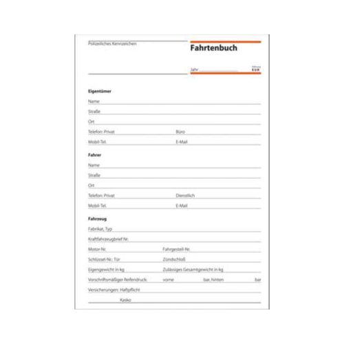 4004360910999 - SIGEL Fahrtenbücher Fahrtenbuch Pkw und Lkw mit Kraftstoffverbrauch Fahrtenbuch Lkw+Pkw A5 FA514 DIN A5 1x 32 Seiten 4004360910999 - SIGEL Fahrtenbücher Fahrtenbuch Pkw und Lkw mit Kraftstoffverbrauch Fahrtenbuch Lkw+Pkw A5 FA514 DIN A5 1x 32 Seiten