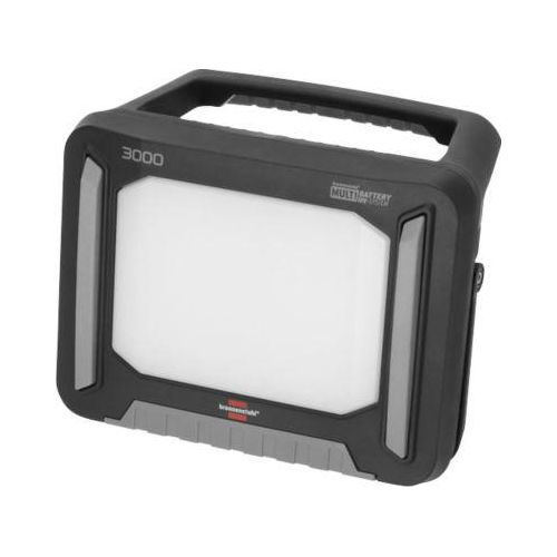 4007123681907 - Brennenstuhl Multi Battery LED Akku Strahler 3000 MA 3150 lm 4 Schaltstufen Kippschutzfunktion mit Griff Akku-Statusanzeige IP65 schwarz