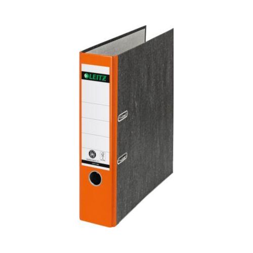 4002432359301 - Ordner LEITZ®1080 DIN A4 Rückenbreite 80 mm Griffloch geklebtes Rückenschild klimaneutral Hartpappe 1 Stück orange 4002432359301 - Ordner LEITZ®1080 DIN A4 Rückenbreite 80 mm Griffloch geklebtes Rückenschild klimaneutral Hartpappe 1 Stück orange