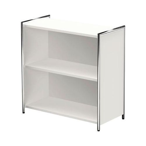 4044917417670 - Regal Toledo mit Sichtrückwand B 800 x T 380 x H 780 mm weiß 2 OH