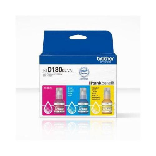 4977766838931 - BTD180CL Multipack - 3-pack - yellow cyan magenta - original - ink refill - Nachfülltinte Cyan 4977766838931 - BTD180CL Multipack - 3-pack - yellow cyan magenta - original - ink refill - Nachfülltinte Cyan