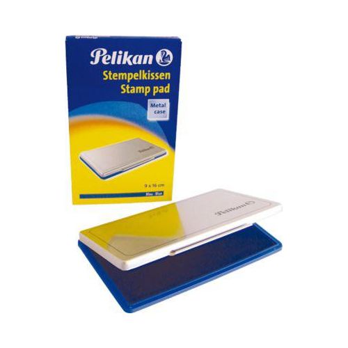 4012700331120 - Stempelkissen 331124 No1 Größe 1 blau getränkt ohne Öl 16x9cm im Metallgehäuse 4012700331120 Pelikan 4012700331120 - Stempelkissen 331124 No1 Größe 1 blau getränkt ohne Öl 16x9cm im Metallgehäuse 4012700331120 Pelikan