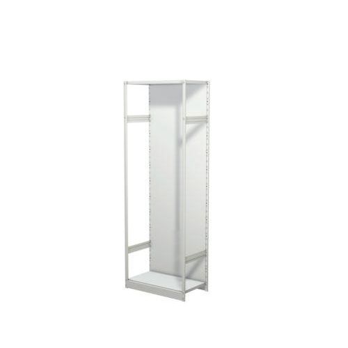 4044917348509 - - Steckregal mit Rückwand ohne Böden Grundfeld BxTxH 750x400x2250 mm lichtgrau 4044917348509 - - Steckregal mit Rückwand ohne Böden Grundfeld BxTxH 750x400x2250 mm lichtgrau