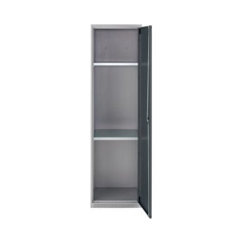 4051273792662 - Genius Reinigungsmittelschrank FS modular individuell erweiterbar 2 Fachböden bis 250 kg B 545 x T 520 x H 1950 mm Stahl weißaluminium anthrazitgrau