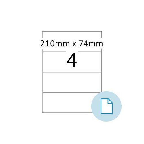4008705084055 - Blattetiketten HERMA 8405 permanenthaftend bedruckbar B 210 x H 74 mm Papier weiß 2000 Stück 500 Blatt 4008705084055 - Blattetiketten HERMA 8405 permanenthaftend bedruckbar B 210 x H 74 mm Papier weiß 2000 Stück 500 Blatt
