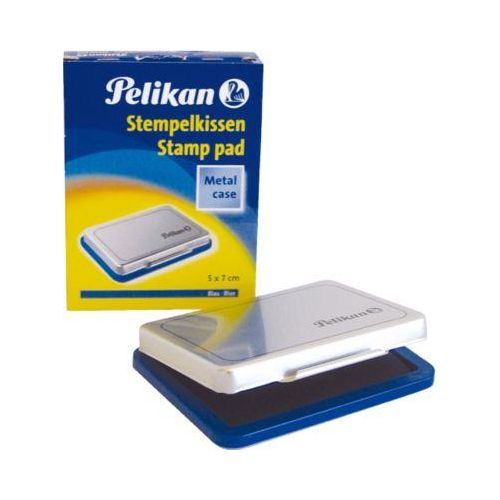 4012700331168 - Stempelkissen 331165 No3 Größe 3 blau getränkt ohne Öl 7x5cm im Metallgehäuse 4012700331168 Pelikan