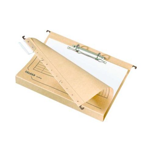 4014481088934 - Hängesammler UniReg Format A4 für ca 400 Blatt 2-Ringmechanik 40 mm Kartonboden Blauer Engel Recycling-Karton hellbraun 8 Stück