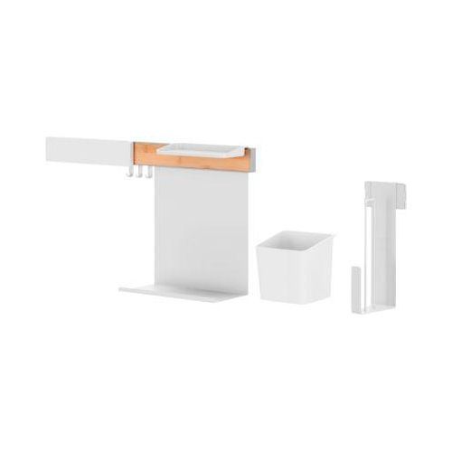 4063565273339 - tesa® Küchenorganizer Kombi-Set L Reling-System weiß PowerKit L 140 x B 865 x H 340 mm bis 20 kg