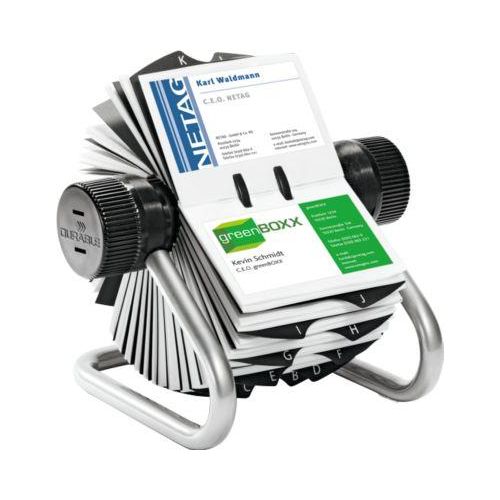 4005546218182 - Rollkartei Visifix silbergrau für 400 Karten + erweiterbar bis 560 Karten Metall 4005546218182 Durable 4005546218182 - Rollkartei Visifix silbergrau für 400 Karten + erweiterbar bis 560 Karten Metall 4005546218182 Durable