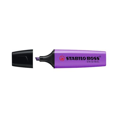 4006381118743 - Textmarker STABILO® BOSS Original Keilspitze lichtbeständig schnell trocknend lavendel 1 Stück