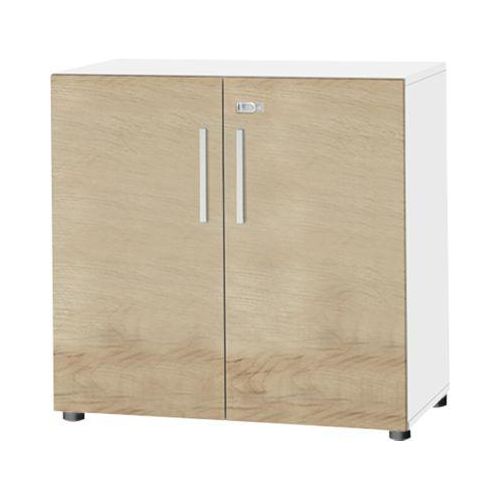 4250510812990 - Select Schrank SET UP 2 OH abschließbar B 800 x T 420 x H 744 mm weiß Wildeiche