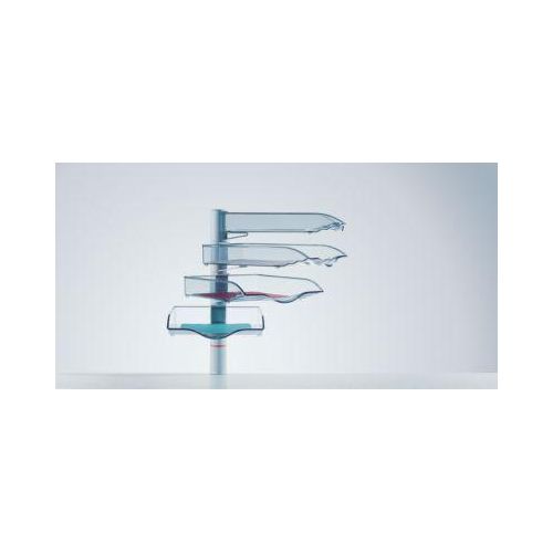 4009729018613 - Briefablageset CopySwinger A4   B4 lichtgrau-transparent 4 Fächer 4009729018613 Novus