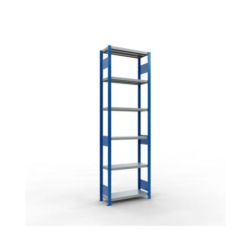 4004514282057 - Schulte Lagertechnik Fachbodenregal-Stecksystem MULTIplus 250 Grundregal Längenriegel 2500x750x300 mm 6 Böden enzianblau verzinkt 4004514282057 - Schulte Lagertechnik Fachbodenregal-Stecksystem MULTIplus 250 Grundregal Längenriegel 2500x750x300 mm 6 Böden enzianblau verzinkt