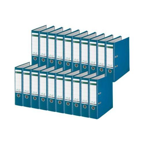 4002432489961 - LEITZ® Ordner 1010 DIN A4 Rückenbreite 80 mm 20 Stück blau